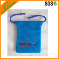 Promotional mini non woven drawstring bag for mobile phone